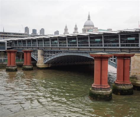 blackfriars bridge in central london england