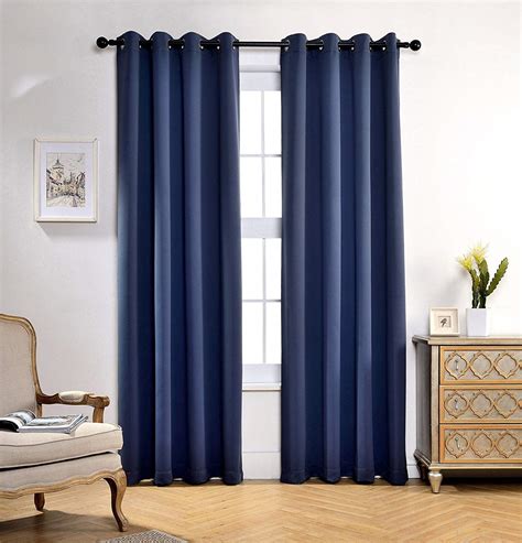HGMart Bedroom Curtains Blackout Drapery Panels Microfiber Thermal