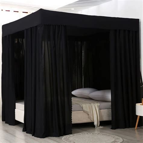blackout canopy for bed