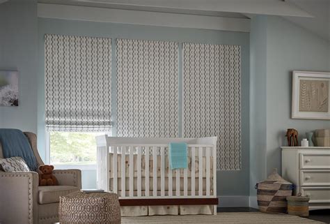 blackout roman blinds for nursery