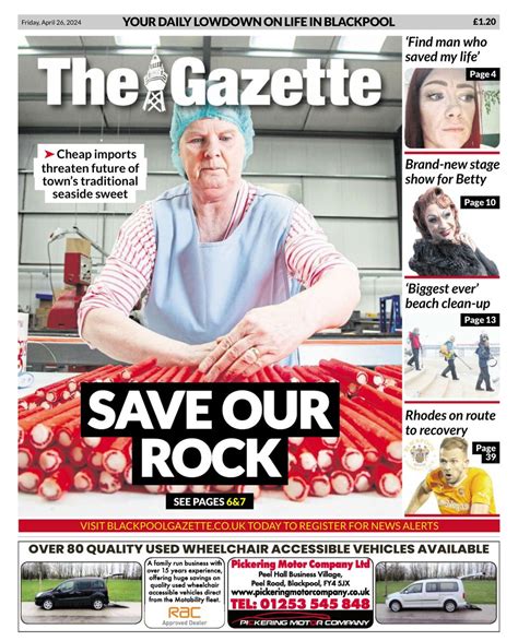 blackpool gazette news stories