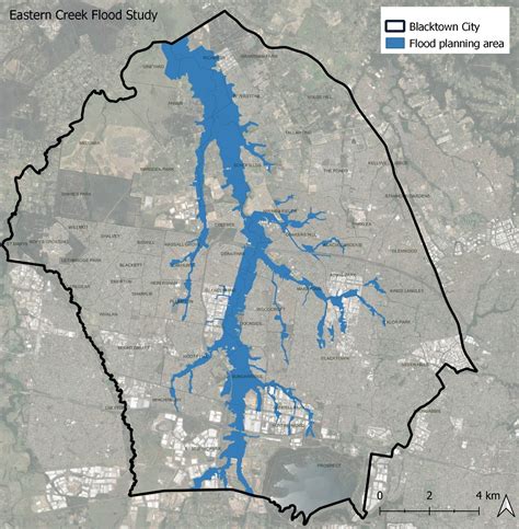 blacktown council flood zone