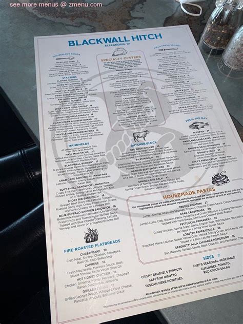 Unlock the Flavor Epic Blackwall Hitch Menu: Indulge in Culinary Surprises