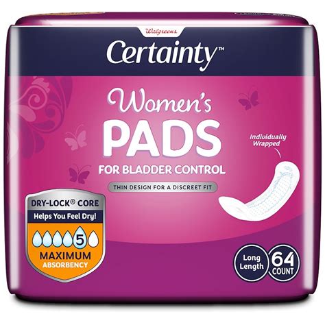 Bladder Incontinence Pads Walgreens