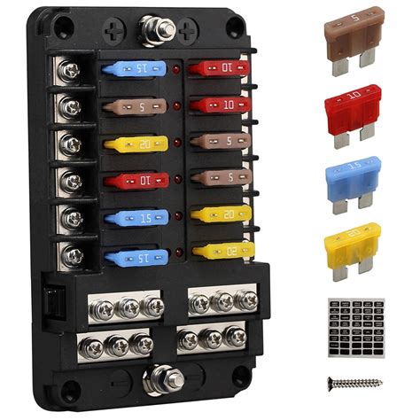 Blade Fuse Box 12 Way
