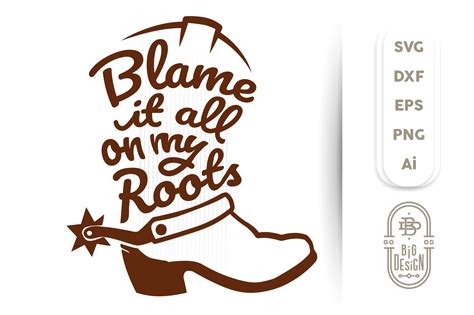Blame It All On My Roots SVG File Digital Download Cricut Etsy