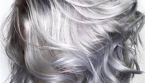 Coloration cheveux blanc gris Coupes de cheveux et