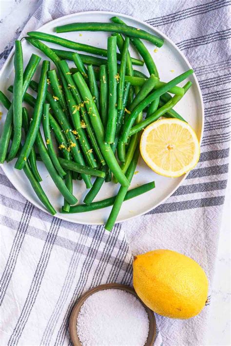 Blanched Green Beans With Lemon