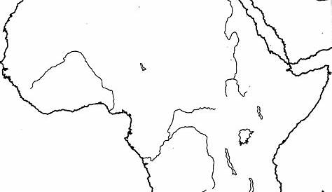 Blank Physical Map Of Africa