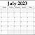 blank calendar template 2022 july