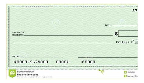 Editable Blank Check Template ~ Addictionary