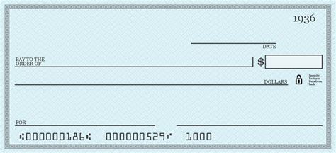 Blank Check Template 30+ Free Word, PSD, PDF & Vector Formats