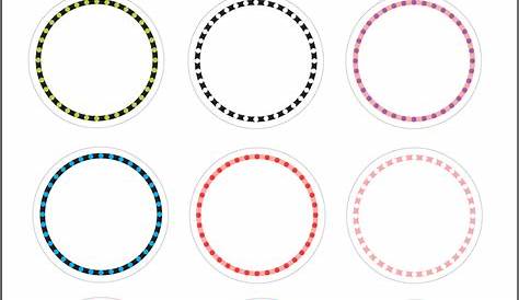 Free Download - Cupcake Topper Template - Kate Shelby