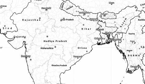 Blank Map Of Ancient India