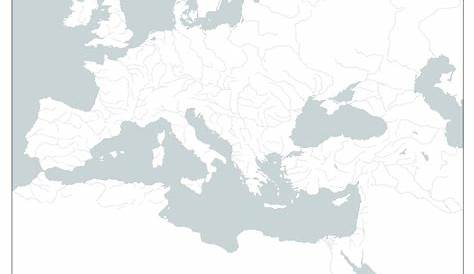 Blank Map Of Europe And North Africa Ww2 Middle East Janeesstory