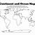 blank map of the continents and oceans printable