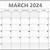 blank march 2023 calendar printable