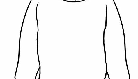 sweater Coloring Page