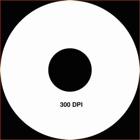 Blank Cd With Printable Label