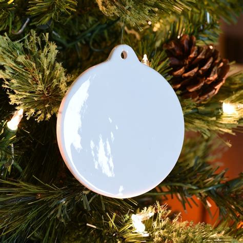 Porcelain Blank Circle Ornaments 10 Ready to Ship by monicalasich