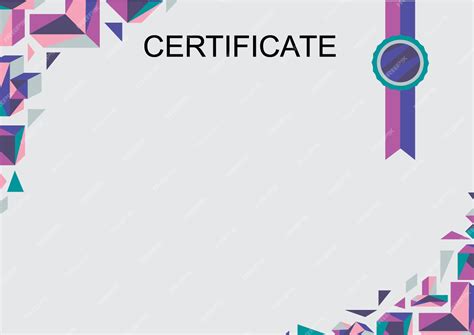 Blank Certificate Design
