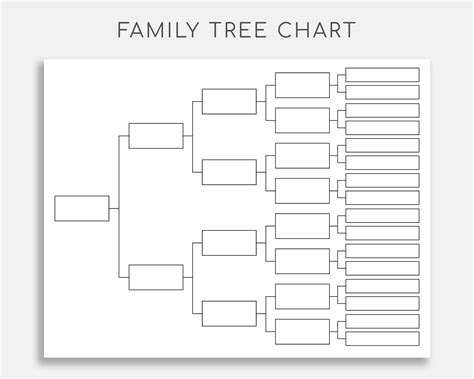 Blank Genealogy Tree Chart