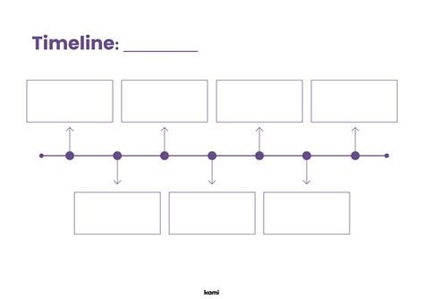 Blank horizontal history timeline template for kids bargaininput