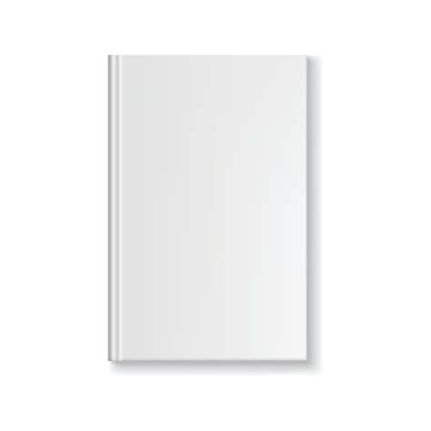 Blank Paperback Book Cover Template
