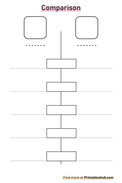 Blank Printable Compare Items