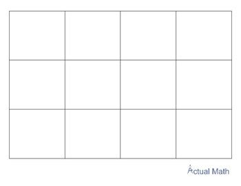 Blank Printable Memory Game Templates