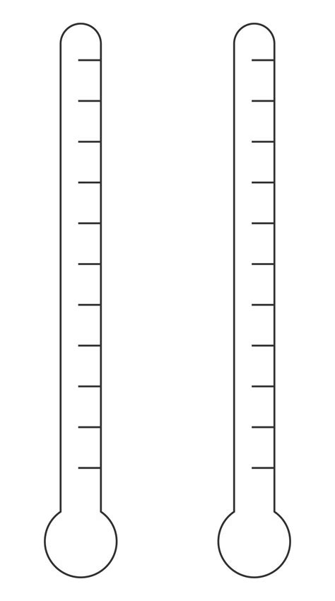 Blank Thermometer Image