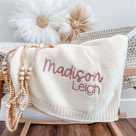 Blanket Embroidered Name