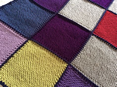 Blanket Knitted Squares