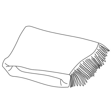 Blanket Line Drawing
