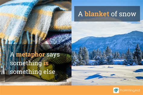 Blanket Metaphor Example