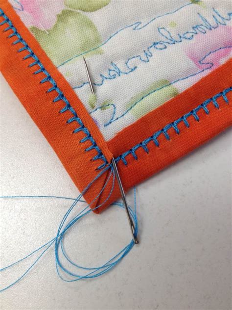 Blanket Stitch Binding