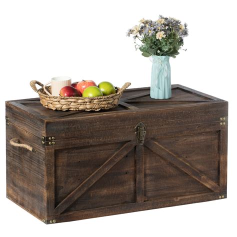 Blanket Storage Chest Brown