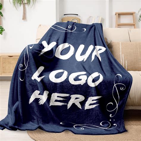 Blanket With Custom Logo