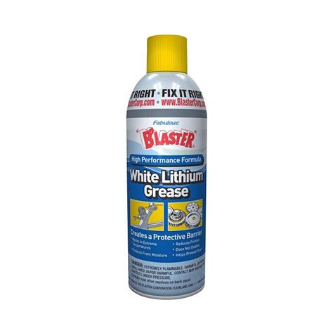 Blaster White Lithium Grease Msds