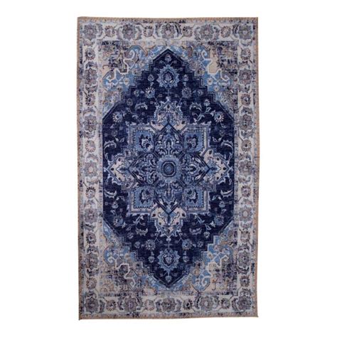 Beautiful Blue Patterned Carpets For Home Interiors