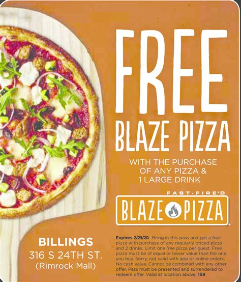 [September, 2020] Free delivery on 15 today at Blaze Pizza blazepizza
