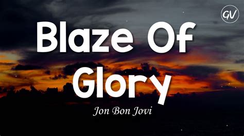 blaze of glory lyrics bon jovi