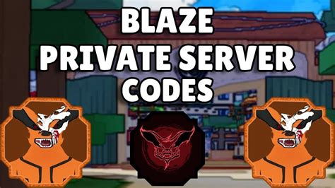 5 free Private Server Codes for Blaze Shindo Life YouTube