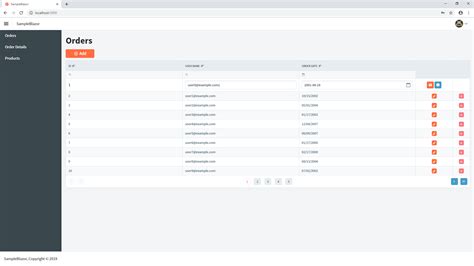 Blazor Table Editable