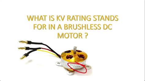 Bldc Kv Rating