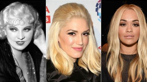 Bleach Blonde Dark Eyebrows