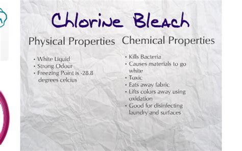 Bleach Composition Chemical