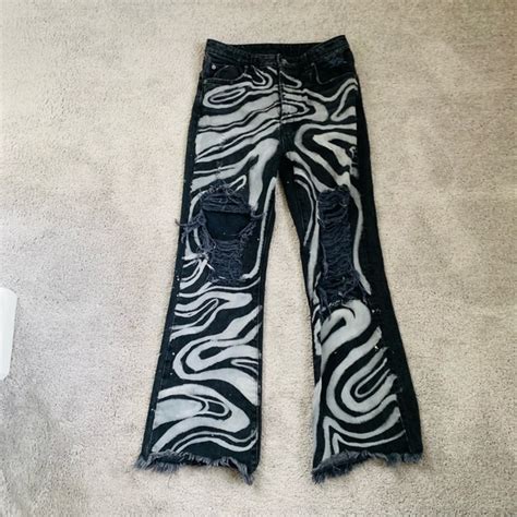 Bleach Swirl Jeans