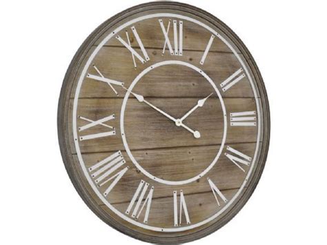 Bleach Wood Clock