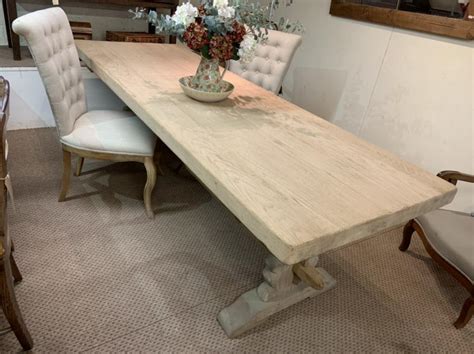 Bleached Dining Room Table